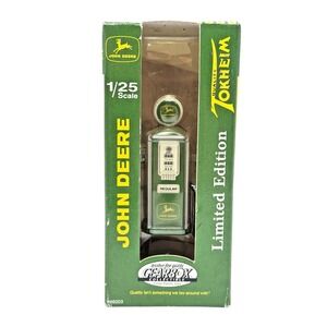 1:25 Scale John Deere 1950's Diecast OKEIM Gas Pump Limited Edition Gearbox NIB